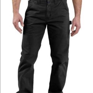 Black Carhartt Relaxed Fit Work Pant